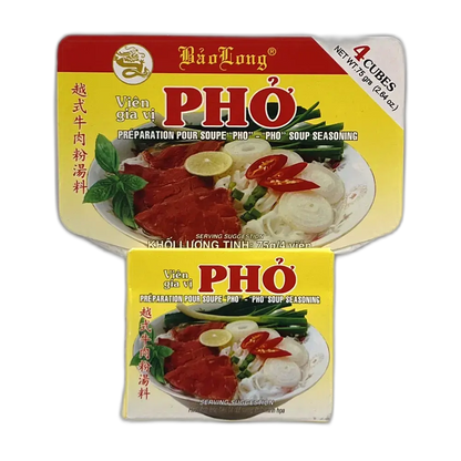 BAO LONG Pho Bo Rundvleesbouillonblokjes 75G