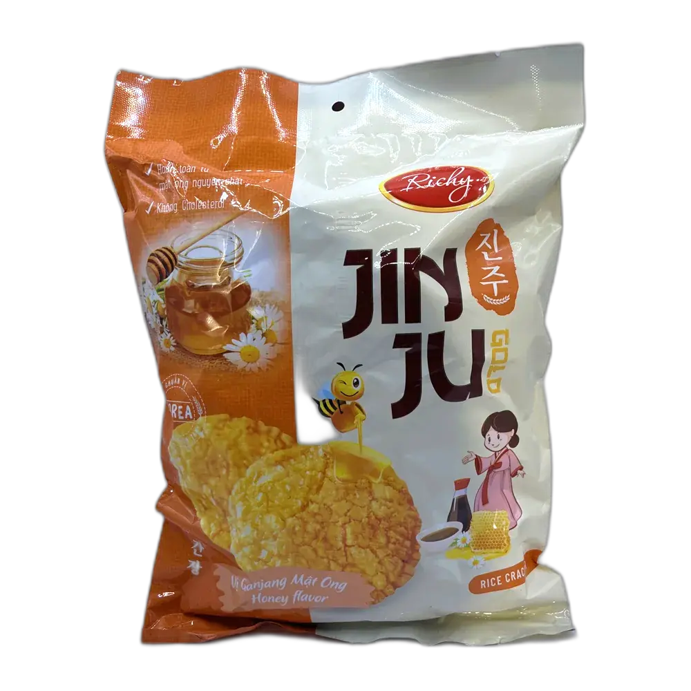 RICHY JINJU Gouden Honing Rijstcrackers 100G