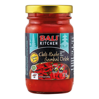 BALI KEUKEN Sambal Oelek Heet 115G