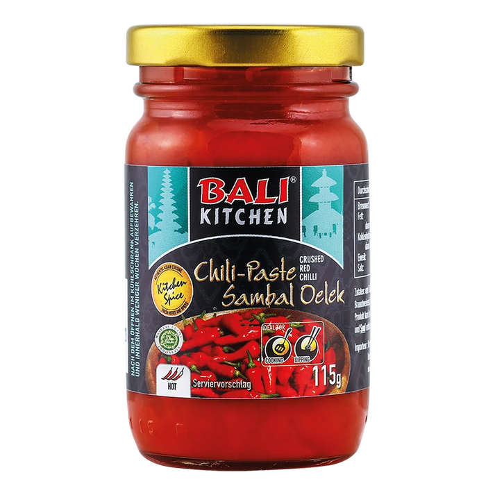 BALI KEUKEN Sambal Oelek Heet 115G