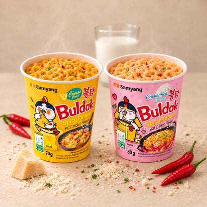 Saymang Buldak Carbonara & Cheese Cups 24er Set