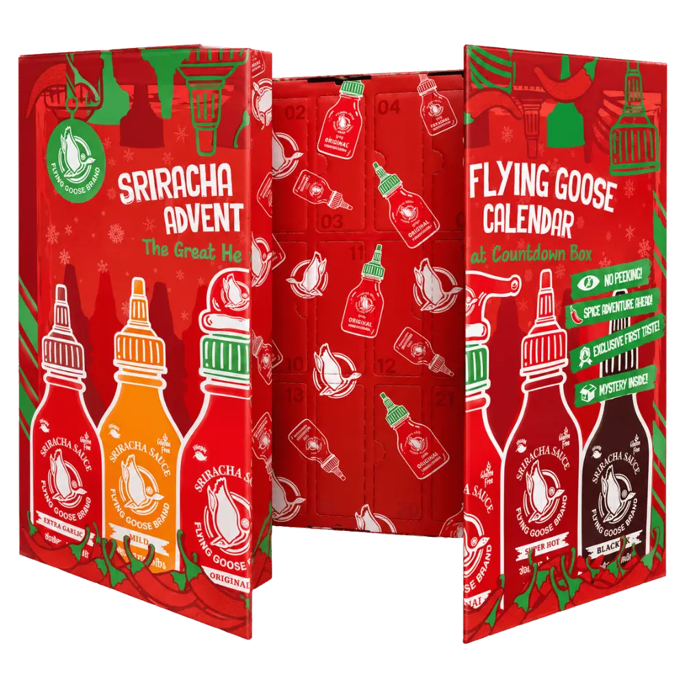 FLYING GOOSE Sriracha Adventskalender