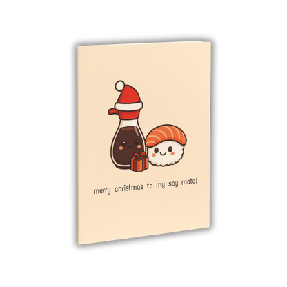 Kerstkaart A5 opvouwbaar (incl. envelop)