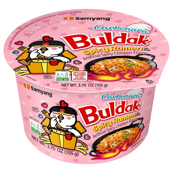 SAMYANG Buldak Carbonara Ramen Grote Kom 105G