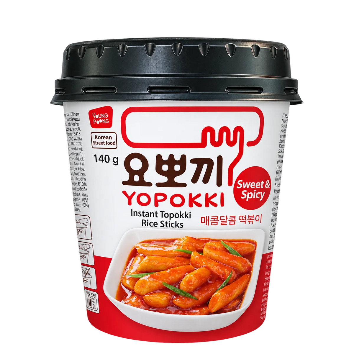 YOPOKKI Ricecake Cup Sweet & Spicy 140G